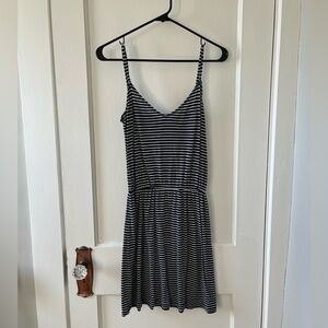 Women’s J. Crew Navy & White Striped Sundress (XS)